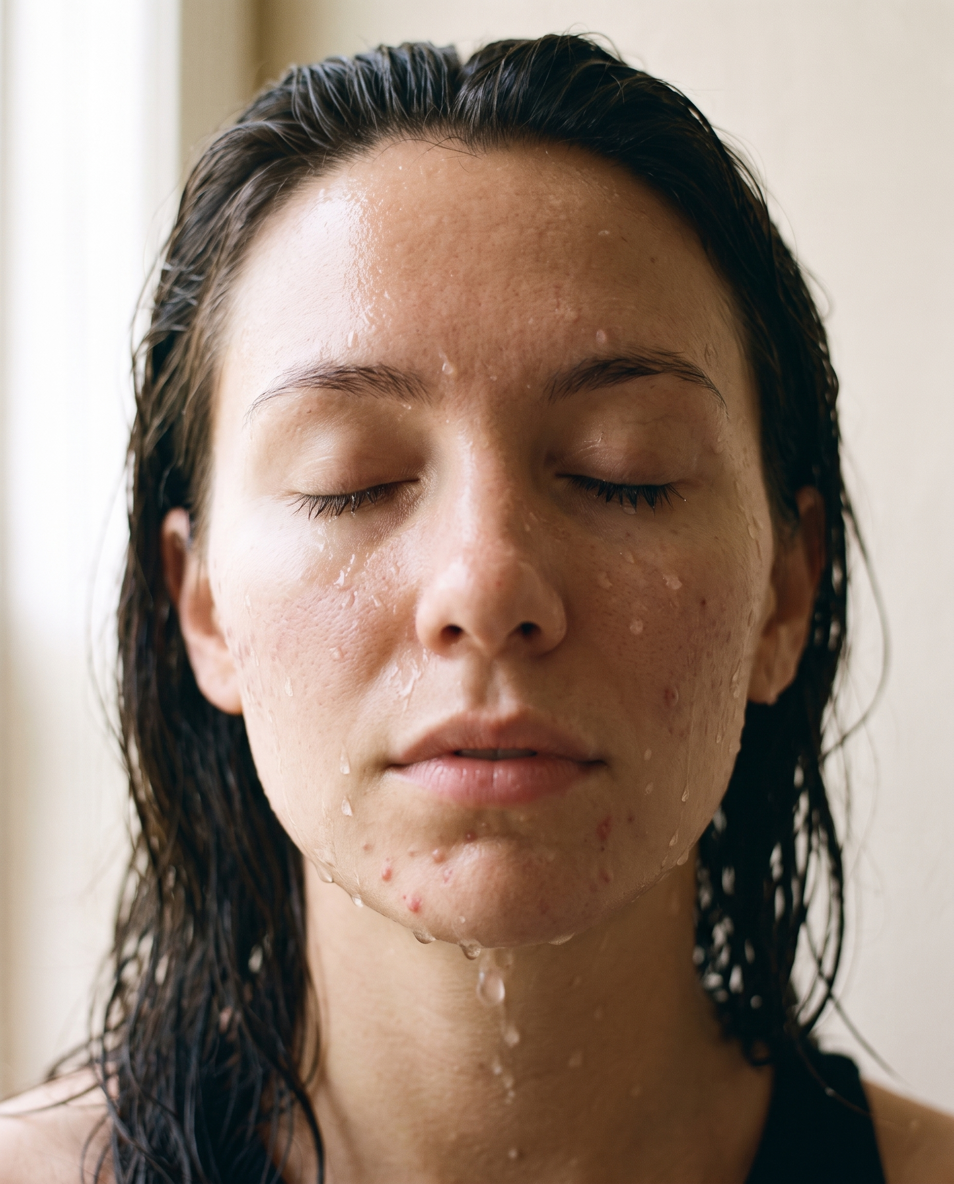 Skin after rinsing