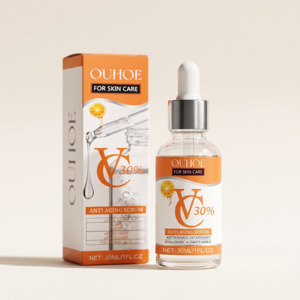 Anti-Aging Vitamin C Serum — Antiwrinkle & Hyaluronic Acid, 30ml
