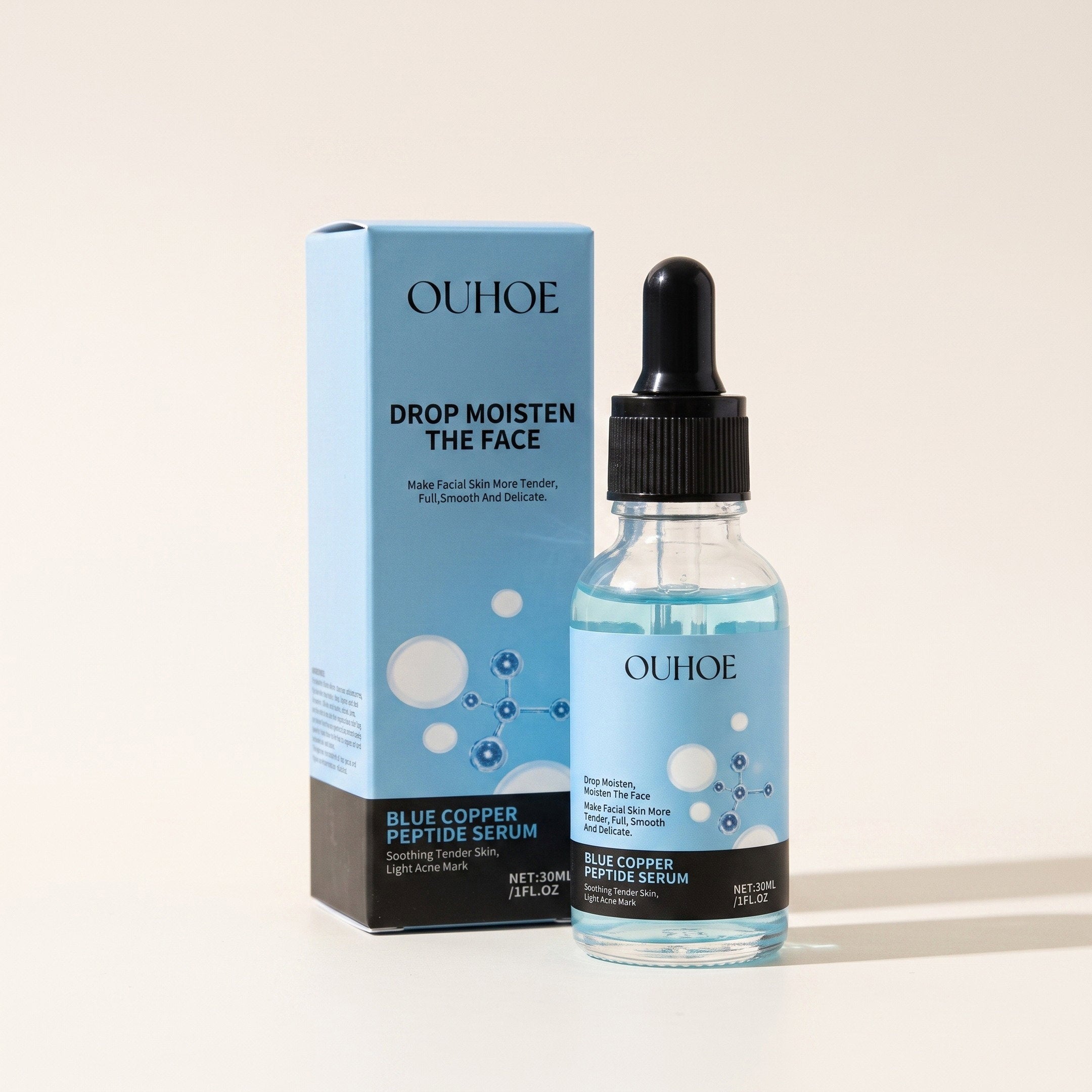 Blue Copper Peptide Repair Serum — Firming & Hydrating Facial Serum, 30ml