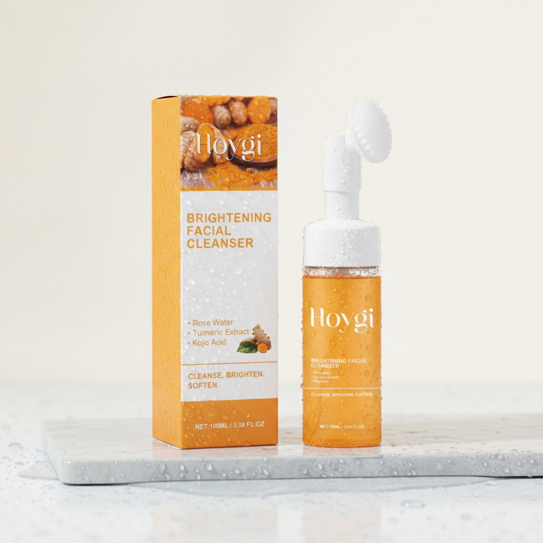 Brightening Foam Cleanser — Turmeric & Rose Water, 100ml