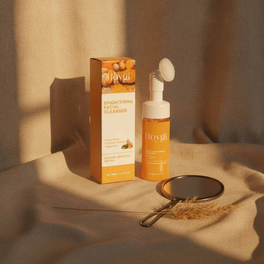 Brightening Foam Cleanser — Turmeric & Rose Water, 100ml