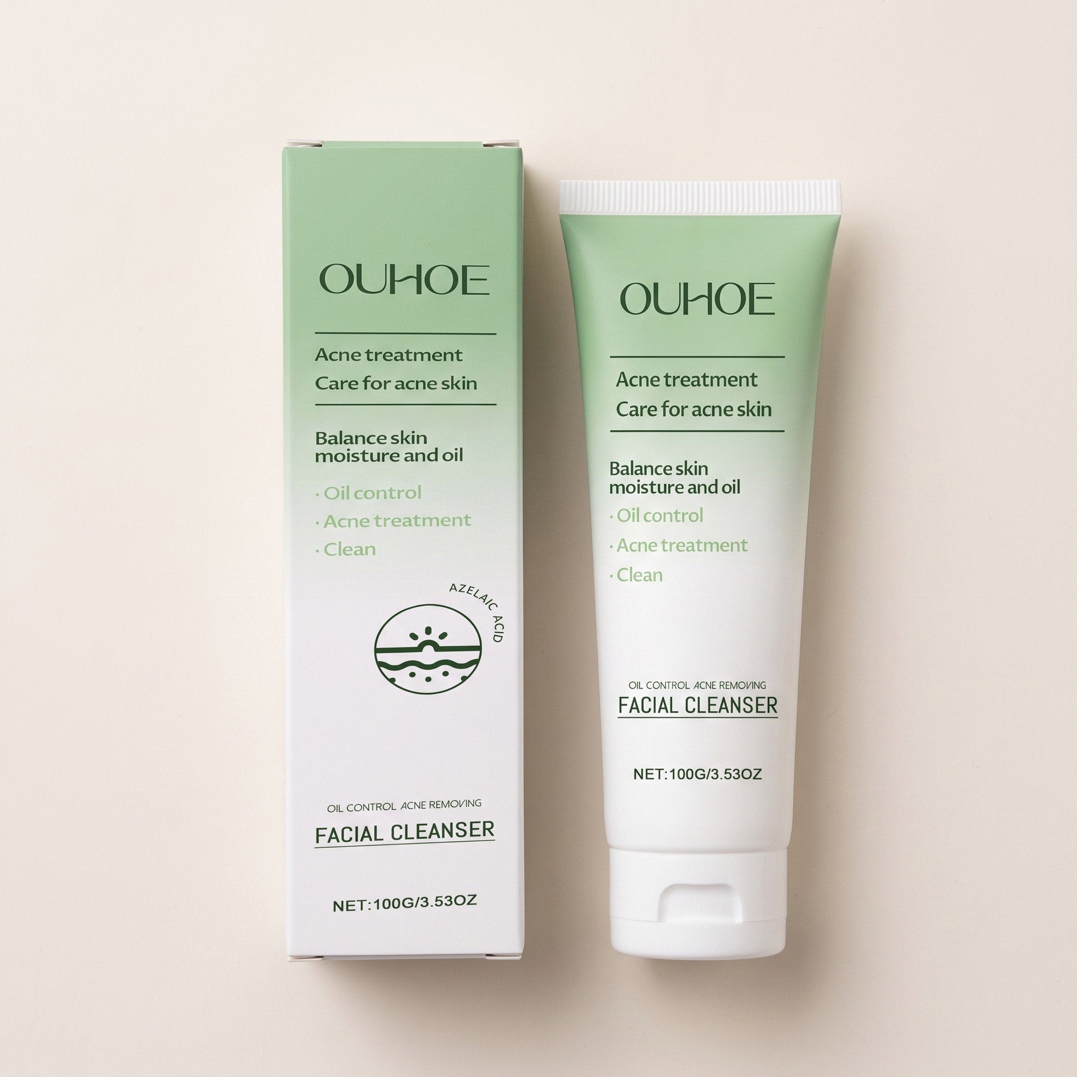 Gentle Hydrating Facial Cleanser — Oil Control & Acne Care, 100g