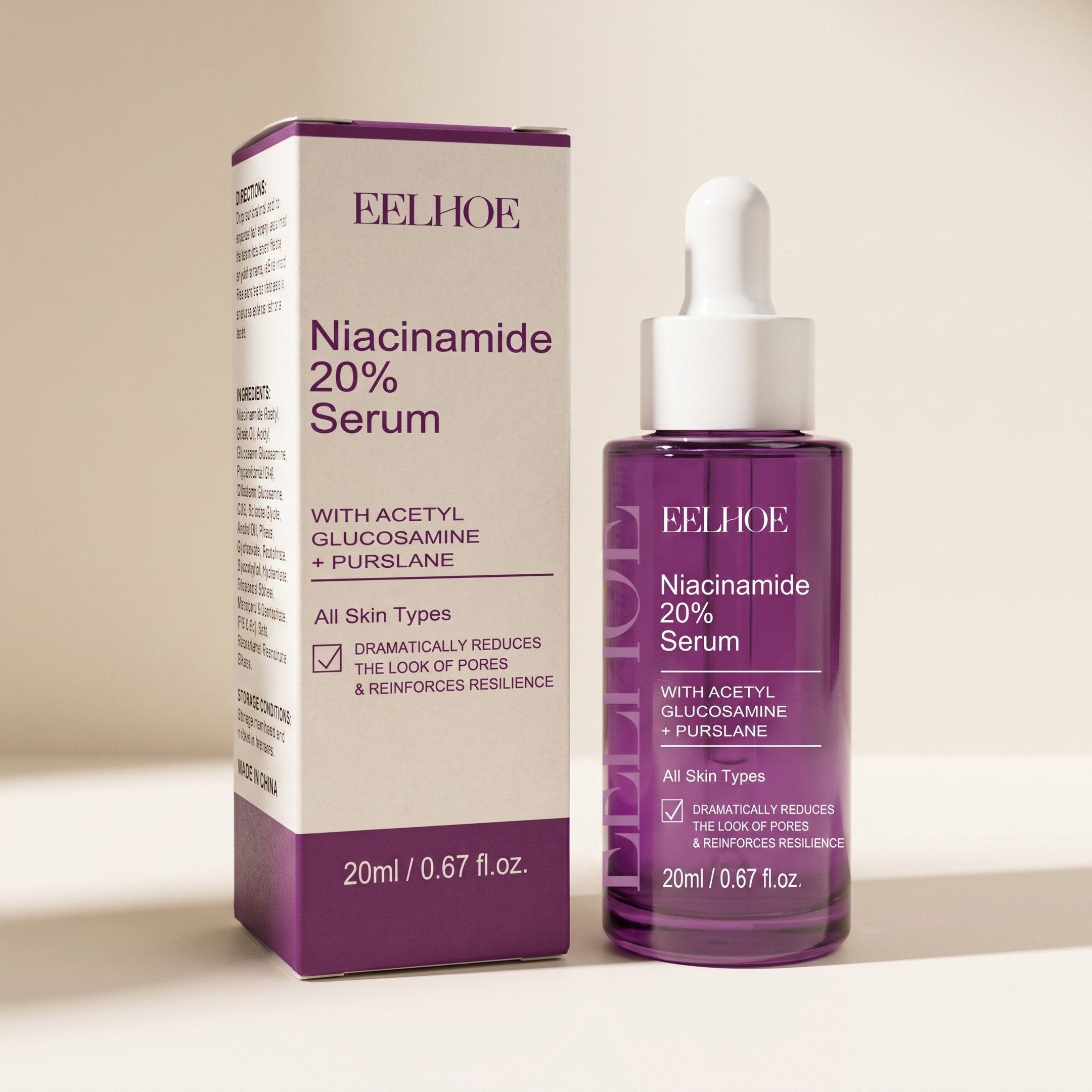 Niacinamide 20% Serum — Pore Refining & Anti-Wrinkle, 20ml